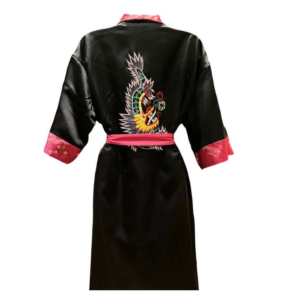 Asian Kimono Reversible RARE - Picture 3 of 6